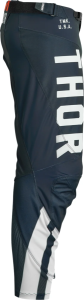 Pantaloni Thor Pulse Combat Midnight/White 38, 2, nordicamoto.ro
