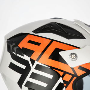 Acerbis Aria Sport Jet sisak, fehér/narancssárga, S-es méret, 3, nordicamoto.ro