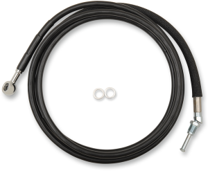 Stainless Steel Hydraulic Clutch Line Black