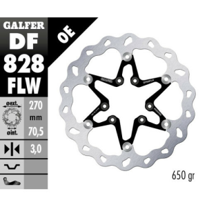 Galfer úszó elülső féklemez a TM EN/MX 125–530 modellekhez, nordicamoto.ro