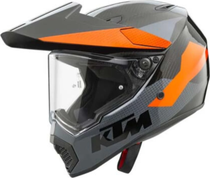 KTM AX9 sisak – szürke/narancssárga/fekete – XXL/63–64, 1, nordicamoto.ro
