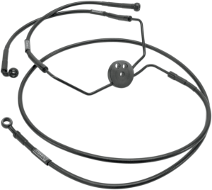 Stock-length Front Brake Lines With Abs Black