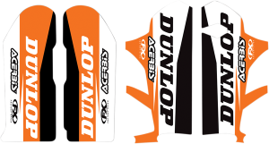 Lower Fork Guard Graphics Black, Orange, White
