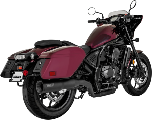 Hi-output Slip-on Muffler Black, Matte Black, Ceramic, 4, nordicamoto.ro