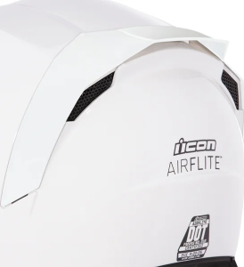 Spoiler spate casca Icon Airflite™ Matte/White ONE SIZE, 1, nordicamoto.ro