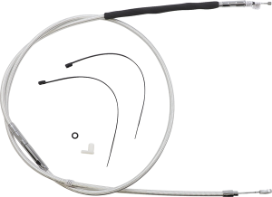 High-efficiency Braided Sterling Chromite Ii® Clutch Cable Silver