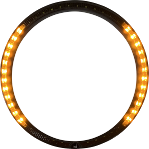 Probeam® Turn Signal Ring Trim Amber, White, 1, nordicamoto.ro