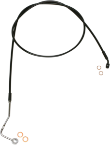 Xr Stainless Upper Brake Line Black
