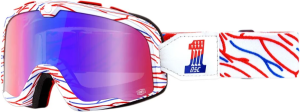 Ochelari 100% Barstow Classic Mirror Red/White/Blue