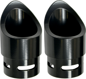 Family Jewel Exhaust Tip Black, Ceramic-coated, 1, nordicamoto.ro