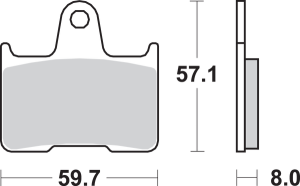 Sintered Metal Harley/buell Brake Pads