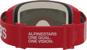 Alpinestars Vision 5 Hone síszemüveg – fehér/rózsaszín/színezett lencse, 2, nordicamoto.ro