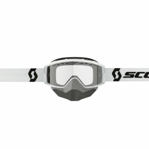 Scott Goggle Primal Snow Cross white / clear, 2, nordicamoto.ro