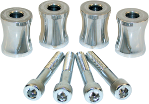 Front End Lowering Bushing Aluminum, Polished, 1, nordicamoto.ro