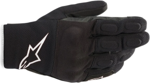 Alpinestars S Max Drystar textil kesztyű – fekete/fehér, L-es méret, 1, nordicamoto.ro