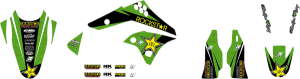 Rockstar Graphic Kits Green, Black, 2, nordicamoto.ro