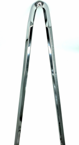 Squaretude Styled Sissy Bar Sticks Chrome