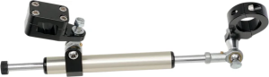 MOOSE RACING 7-way Steering Stabilizer Black 