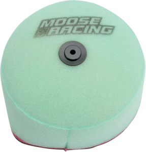 MOOSE RACING precíziós, előolajozott légszűrő, zöld 