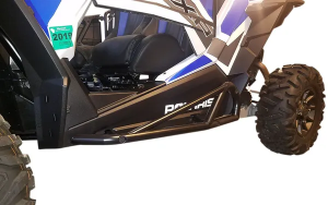 MOOSE RACING RZR oldalsó lépcsők – fekete 