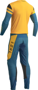 Tricou Thor Prime Rival Teal/Yellow S, 3, nordicamoto.ro
