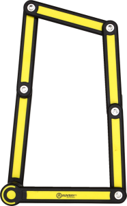 Folding Lock Black, Yellow, 2, nordicamoto.ro