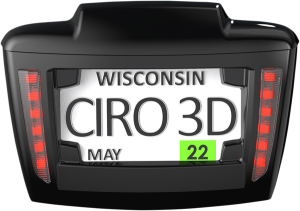 Led License Plate Frame For Tri-glide® Red, 1, nordicamoto.ro