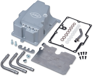 Oil Line Install Kit Silver