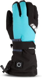 Manusi motoros szán, 509 Backcountry Ignite Teal 2022 hőszigetelt motoros kesztyű, nordicamoto.ro