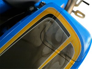 Saddlebag Speaker Lid Kit Black, Matte, 2, nordicamoto.ro
