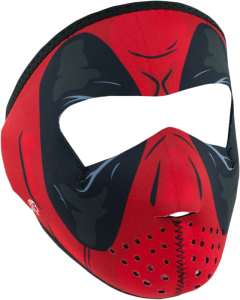 Full Face Mask Red Dawn Small Size Black, Red S, 1, nordicamoto.ro