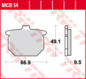TRW Organic első/hátsó fékbetétek a következő modellekhez: HONDA CX 500 (’79–’84), CB 750 (’77–’81), CB 900 (’79–’81), CBX 1000 (’79) és GL 1000/1100 (’78–’81), nordicamoto.ro