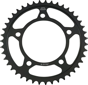 JT SPROCKETS Acél hátsó lánckerék, fekete, 1, nordicamoto.ro