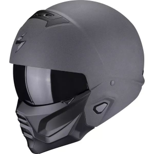 Nyitott arcú/jet típusú motoros sisakok, SCORPION EXO-COMBAT II GRAPHITE motoros sisak, nordicamoto.ro