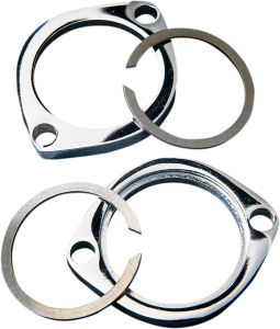 Exhaust Flange Kit Chrome, 1, nordicamoto.ro