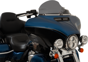 Flare Series Windshield Trim Black, Chrome