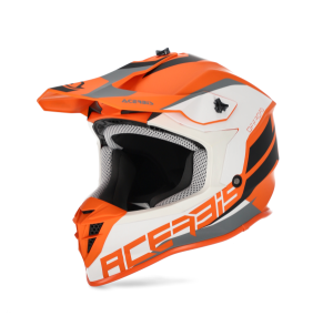 Casca Acerbis Linear Orange/White, 1, nordicamoto.ro