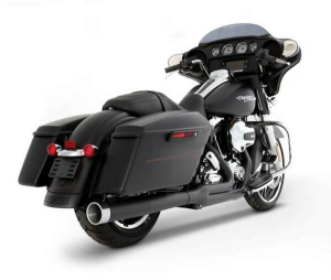 Exhaust System 2-1 Black W/black End Caps Black, 2, nordicamoto.ro