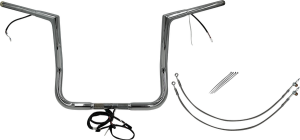 Plug & Play Ez Install 1-1/4(r) Flat Top Handlebar Kit Silver, 1, nordicamoto.ro