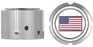 Front Axle Nut Cover Silver