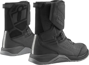 Cizme Icon Alcan Waterproof Black 45,5, 3, nordicamoto.ro