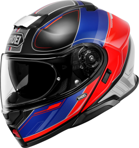SHOEI NEOTEC3 SHARPEN TC-10 felhajtható sisak, kék/piros/fehér, M-es méret, 1, nordicamoto.ro