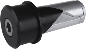 Internal Mirror Adapter Black, Silver, 1, nordicamoto.ro