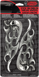 Emblem Tribal Skull 2pk