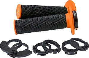 D200 Lock-on Grips Black, 1, nordicamoto.ro