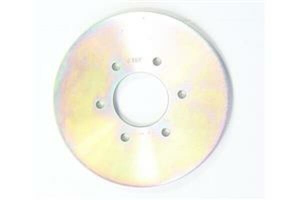 D-series Round Brake Rotor Gold, Polished Steel, Zinc