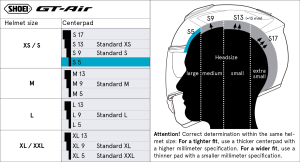 SHOEI GTA Type-F L9 sisakbélés, 2, nordicamoto.ro