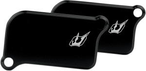 Engine Block Off Plates Black