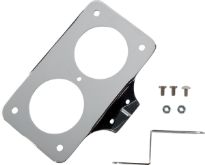 Laydown License Plate Mount Chrome