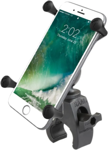 Erős rögzítésű tartó univerzális X-grip tartóval, fekete , nordicamoto.ro